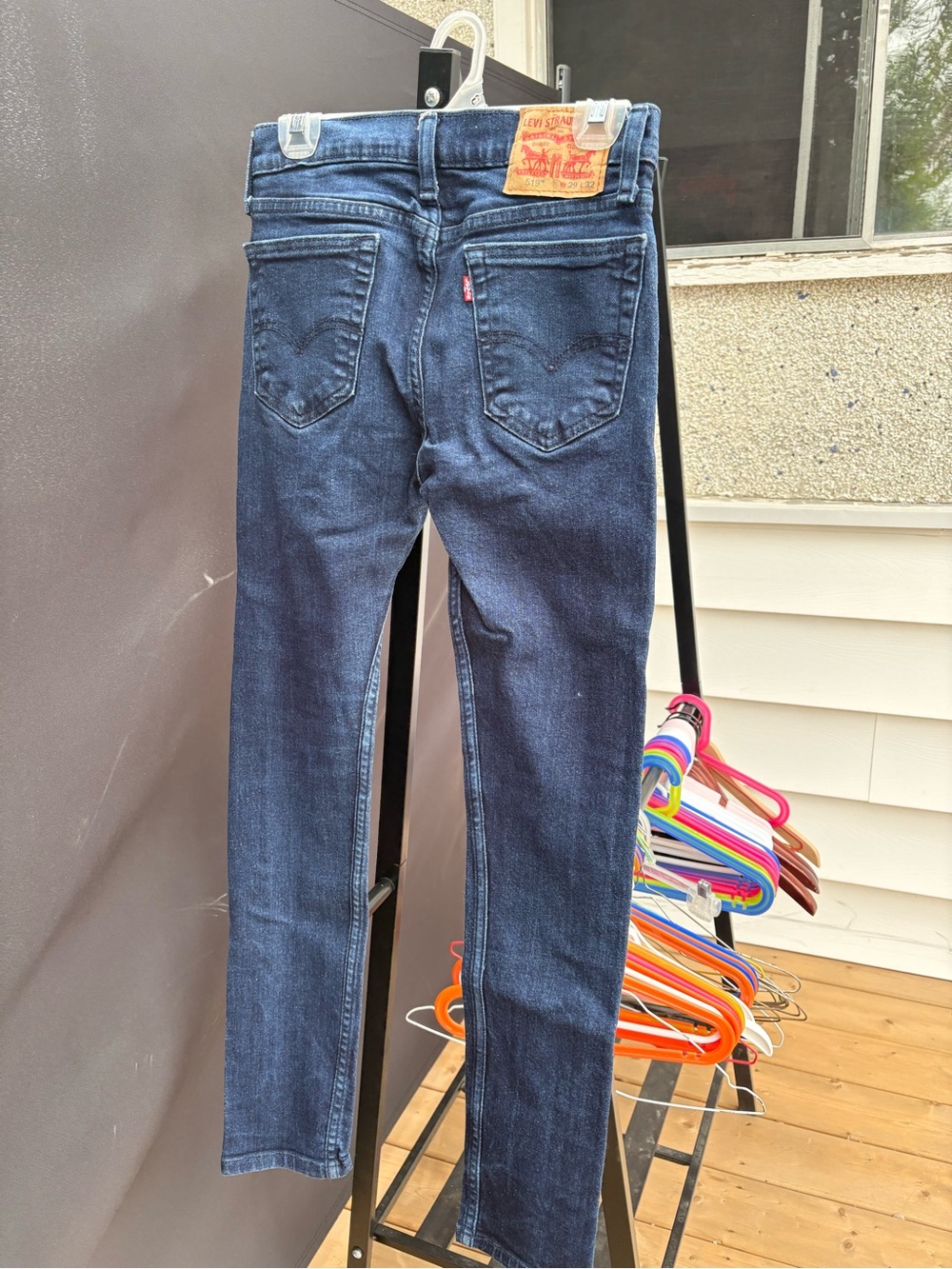 Levi's Women's Dark Indigo Skinny Jeans - Picture 4 of 5